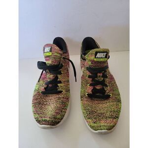 Nike Lunarepic Women's Multicolor Fly Knit Lace Up Athletic Shoes Size 7.5